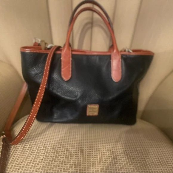 Dooney & Bourke Pebbled Leather Tote/Shoulder Bag - Picture 3 of 11